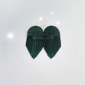 Feed Me Gems Emerald Jumbo Earrings